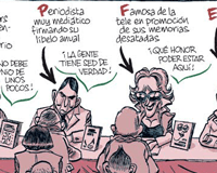 Reflexionando sobre la firma de libros en la Feria Reflexionando sobre la firma de libros en la Feria